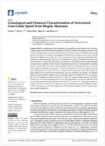 Gemological and chemical characterization of varicolored gem-grade spinel from Mogok, Myanmar